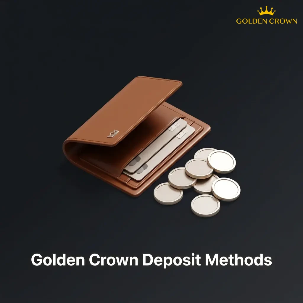 Golden Crown Casino deposit methods including Visa, Mastercard, Skrill, AstroPay, and crypto options for Australian players
